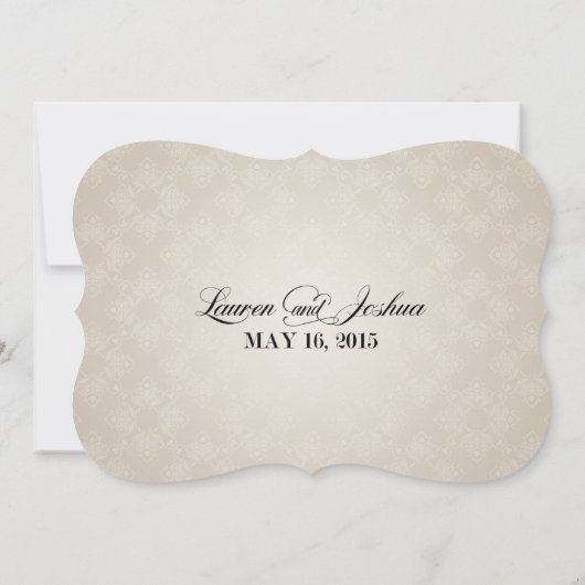 Lauren Detroit slaat de datum op Save The Date (Achterkant)