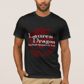 Lauren Dragon Black Logo T-shirt (Voorkant)