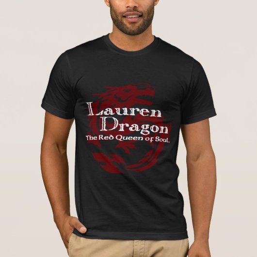 Lauren Dragon Black Logo T-shirt (Voorkant)