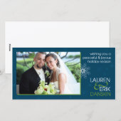 Lauren en Erik Xmas kaarten (Voorkant / Achterkant)