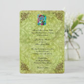 Lauren en Ryan DOD Wedding Invitation Kaart (Staand voorkant)