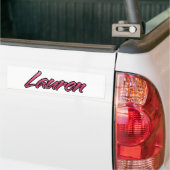 Lauren faded pink Aufkleber Sticker (Op Truck)