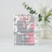 Lauren Foto Elegant Budget Bruiloft Uitnodiging (Staand voorkant)