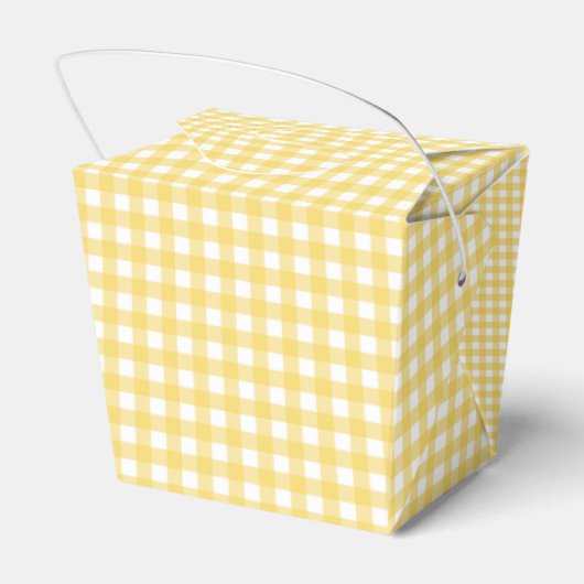 Lauren Gingham Geel Bedankdoosjes (Achterkant)