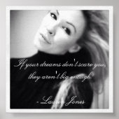 Lauren Jones Quote Poster (Voorkant)