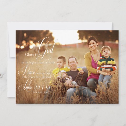 Lauren Landry's kerstkaart (Voorkant)