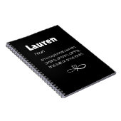 Lauren Noun een uitzonderlijke vrouw Notitieboek (Rechterzijde)