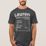 LAUREN Nutrition Persoonlijke benaming Funny Gift T-shirt<br><div class="desc">LAUREN Nutrition Personalized Name Funny Gift Check out our birthday t shirt selection for the very best in single or custom,  handmade pieces from our shops.</div>