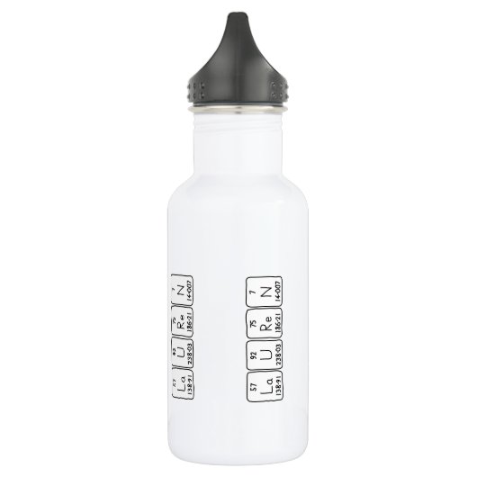 Lauren periodieke handelsnaam waterfles waterfles  (Links)