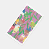 Lauren Rosenberg Originele Parkiet Groot Verticaal Servet (Hoek)