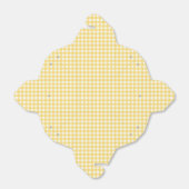 Lauren Yellow Gingham Bedankdoosjes (Uitgevouwen)