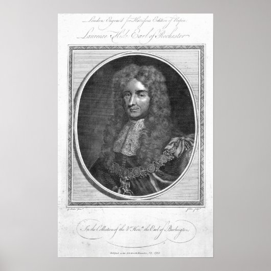 Laurence Hyde, 1e graaf van Rochester Poster (Voorkant)