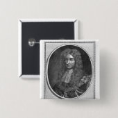 Laurence Hyde, 1e graaf van Rochester Vierkante Button 5,1 Cm (Voorkant /achterkant)
