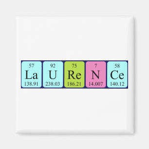 Laurence periodieke table name magnet