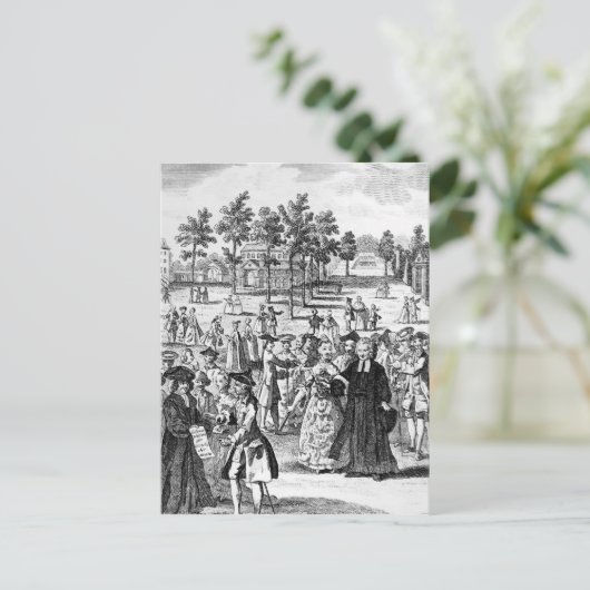 Laurence Sterne Briefkaart (Staand voorkant)