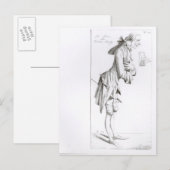 Laurence Sterne Briefkaart (Voorkant / Achterkant)