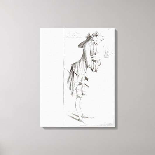 Laurence Sterne Canvas Afdruk (Voorkant)