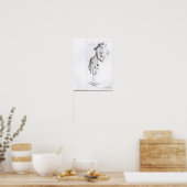 Laurence Sterne Poster (Keuken)