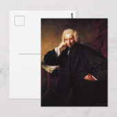 Laurence Sterne (schilderij van Sir Joshua Reynold Briefkaart (Voorkant / Achterkant)