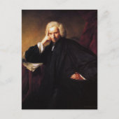 Laurence Sterne (schilderij van Sir Joshua Reynold Briefkaart (Voorkant)