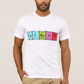 Laurent periodiek systeem naam shirt (Voorkant)