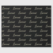 Laurent Vorname Name edles Geschenkpapier Papier (Vlak)