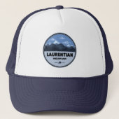 Laurentian Mountains Quebec Canada Camping Trucker Pet (Voorkant)
