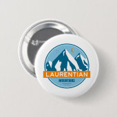 Laurentian Mountains Quebec Canada Ronde Button 5,7 Cm (Voorkant /achterkant)