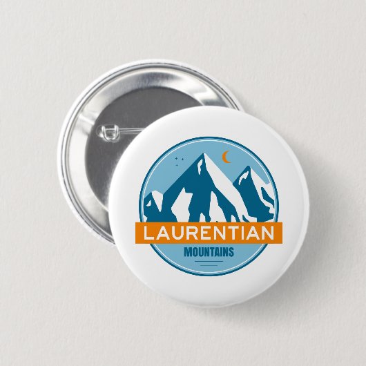 Laurentian Mountains Quebec Canada Ronde Button 5,7 Cm (Voorkant /achterkant)