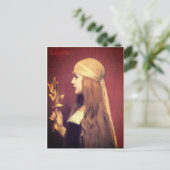 Lauretta (uit de Decameron) Briefkaart (Staand voorkant)