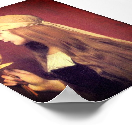 Lauretta (uit de Decamerone) Poster (Hoek)