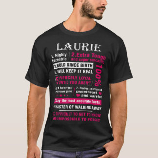 LAURIE Highly Eccentric 10 Facts Shirt First Name