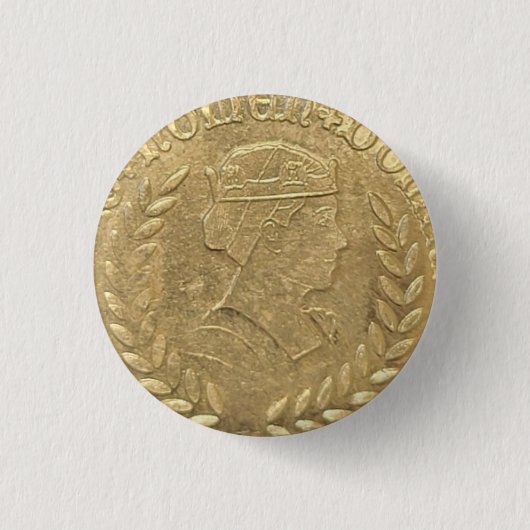 Laurier knoop ronde button 3,2 cm (Voorkant)