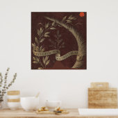 Laurierkrans - Leonardo da Vinci Fijne Kunst Poste Poster (Keuken)