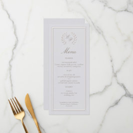 Laurierkranslijstframe Klassieke formele trouwdag Menu