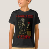 Laurita Mato A Su Novio Funny Mexican Halloween  T-shirt (Voorkant)