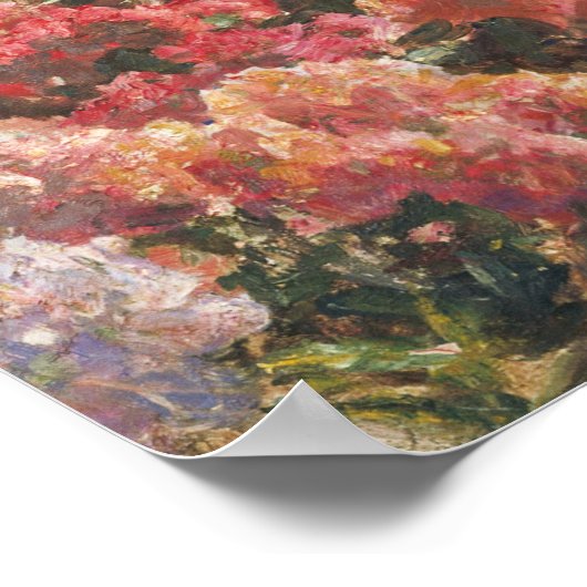 Laurits Tuxen - Rhododendron in Tuxen's tuin Poster (Hoek)