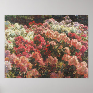 Laurits Tuxen - Rhododendron in Tuxen's tuin Poster