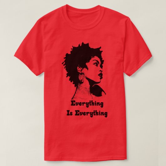 Lauryn Hill Alles is alles T-shirt (Design voorkant)