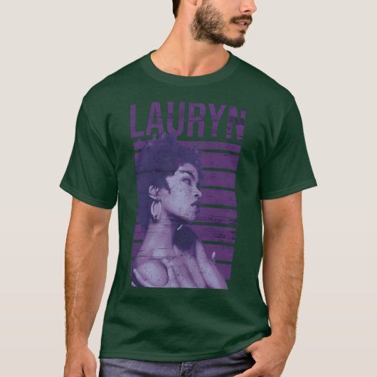 Lauryns Hills Rapper grappig T-shirt (Voorkant)