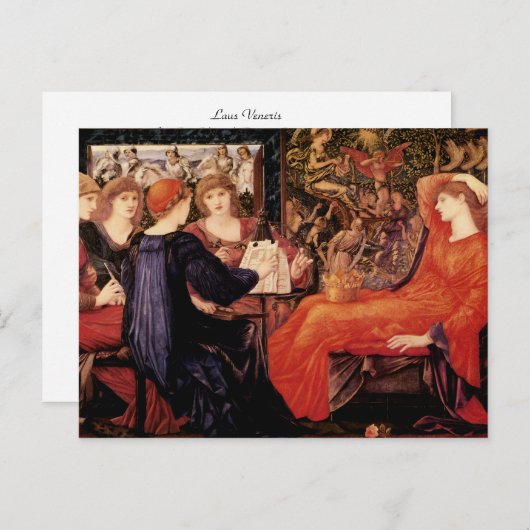 Laus Veneris Briefkaart (Voorkant / Achterkant)