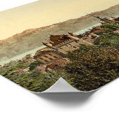 Lausanne, algemeen uitzicht, met Savoy Alps, Genèv Poster (Hoek)