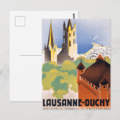 Lausanne Briefkaart (Voorkant / Achterkant)