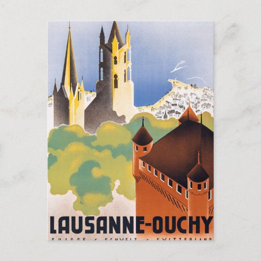 Lausanne Briefkaart (Voorkant)