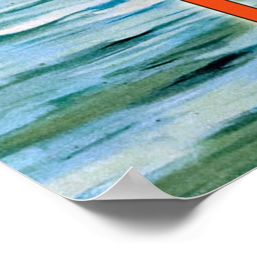 Lausanne, het meer van Genève, Zwitserland, oud re Poster (Hoek)