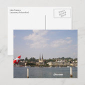 Lausanne-Lake Genève Briefkaart (Voorkant / Achterkant)