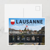 Lausanne - Zwitserland Briefkaart (Voorkant / Achterkant)