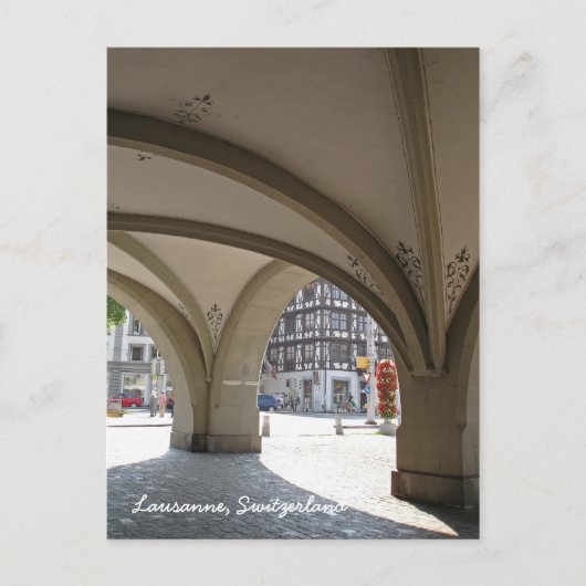 Lausanne, Zwitserland Briefkaart (Voorkant)