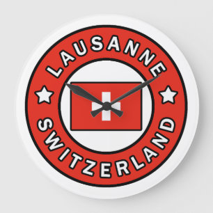 Lausanne Zwitserland Grote Klok