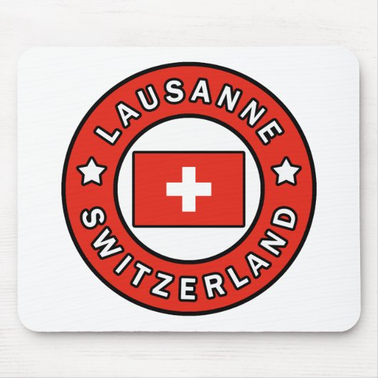 Lausanne Zwitserland Muismat (Voorkant)